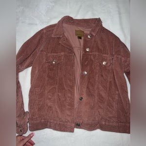 American Eagle blush Corduroy jacket. Good quality. Size L.